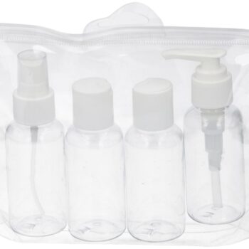 4PC TRAVEL SIZE BOTTLE SET W/BAG