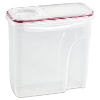 5.7L DRY FOOD STORAGE W/RED LID STERILITE