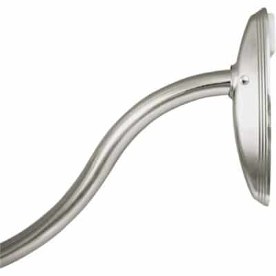 57-72 CURVED SHOWER ROD BRUSHED NICKEL CAMLOCK