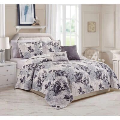 5PC BEDSPREAD SET LYNN FULL/QUEEN