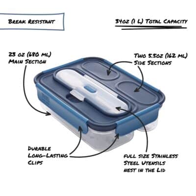5PC BENTO BOX BUILT GOURMET - Image 2