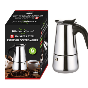 6 CUP S.S. ESPRESSO COFFEE MAKER