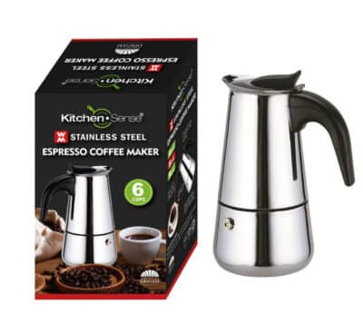 6 CUP S.S. ESPRESSO COFFEE MAKER - Image 2
