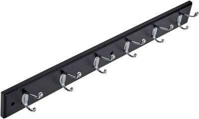 6 WALL MOUNTED DUAL HOOK RACK - Image 3