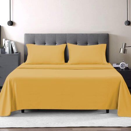 600TC LONG STAPLE COTTON SHEET SET FULL - Image 4