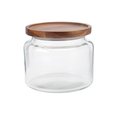 64OZ MONTANA JAR W/ACACIA LID