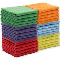 6PC ABSORBENT CLOTH FUN COLORS SORBO