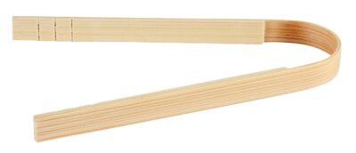 6PC FINGER FOOD TONG BAMBOO