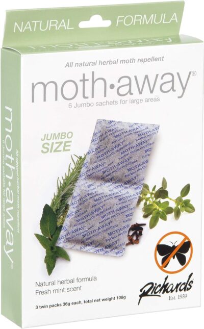 6PC MOTH AWAY HERBAL REPELLENT