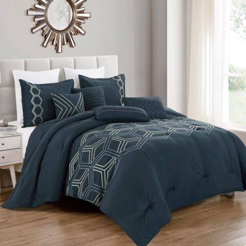 7PC LUXURY COMFORTER SET IDARAH KING - Image 2