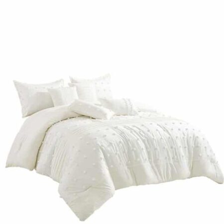 7PC LUXURY COMFORTER SET SELBY -  QUEEN