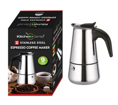 9 CUP S.S. ESPRESSO COFFEE MAKER - Image 2