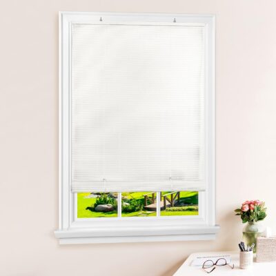 ACHIM VINYL ROLL-UP BLIND SOLSTICE 36X72 WHITE