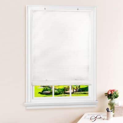 ACHIM VINYL ROLL-UP BLIND SOLSTICE 48X72 WHITE