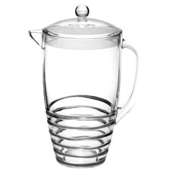 ACRYLIC 2.75 QT SWIRL PITCHER CLEAR