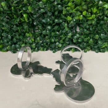 ALUMINUM CHRISTMAS NAPKIN RING