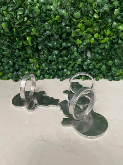 ALUMINUM CHRISTMAS NAPKIN RING
