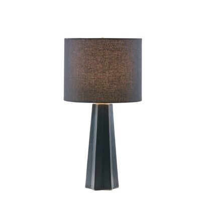 ATHENA GEOMETRIC CERAMIC TABLE LAMP