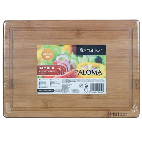 Bamboo cutting board 28x20x1,5cm - PALOMA