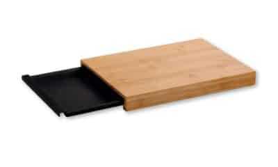 BAMBOO CUTTING BOARD W/TRAY KESPER