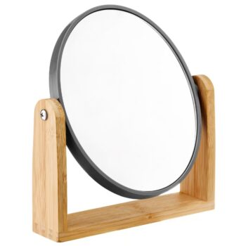 BAMBOO OVAL COSMETIC MIRROR AMBITION JOTTA