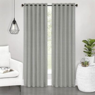BEDFORD LIGHT FILTERING CURTAIN PANEL 42X84 - Image 3