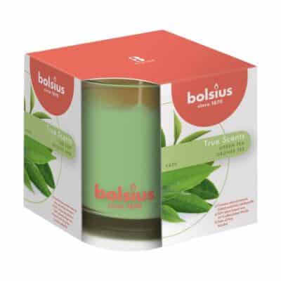 BOLSIUS GLASS 95/95MM SCENTED CANDLE