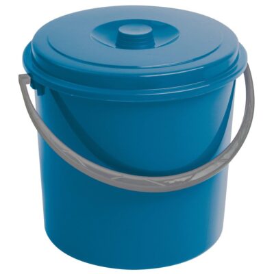 BUCKET 12L BLUE W/LID CURVER