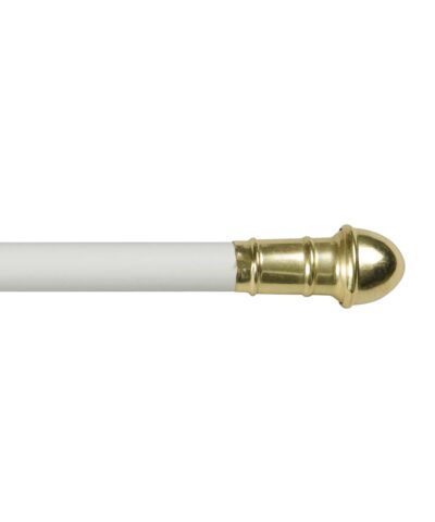 CAFE ROD 48-84" DRESDEN WHITE
