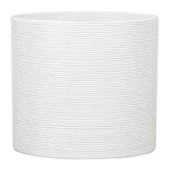 CERAMIC FLOWER POT 828 - PANNA (WHITE)