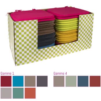 CHAIR PAD 40X40CM VRESSE ASST