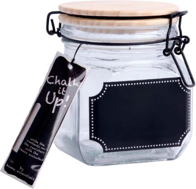 CHALK IT UP CANISTER 23OZ WITH BLACK WIRE