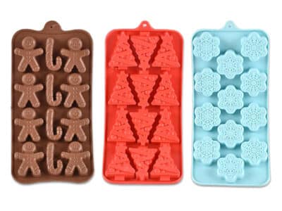 CHRISTMAS TPR BAKING MOLD 10 CAVITY