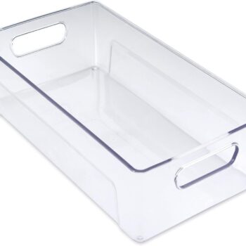 CLEAR FRIDGE BIN COPCO 13.9 L X 7.4 W X 4 H
