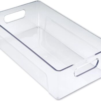 CLEAR FRIDGE BIN COPCO 14.4" L X 7.9" W X 4"H