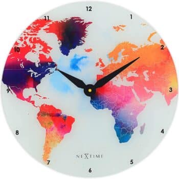 COLORFUL WORLD WALL CLOCK NEXTIME