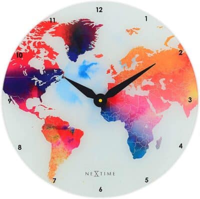 COLORFUL WORLD WALL CLOCK NEXTIME