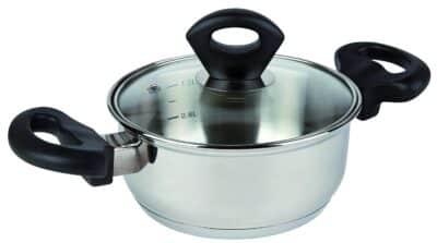 COOKING POT W/LID  S.S. 16CM