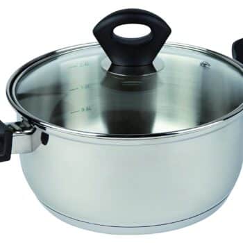 COOKING POT W/LID  S.S. 20CM