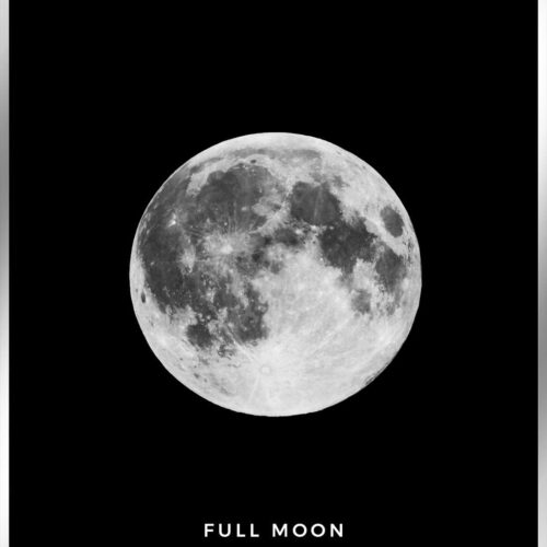FULL MOON 50X70CM ARTBOX WALL ART