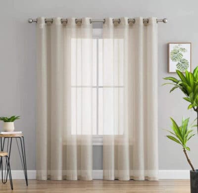 CURTAIN HARPER BEIGE 84" GROM
