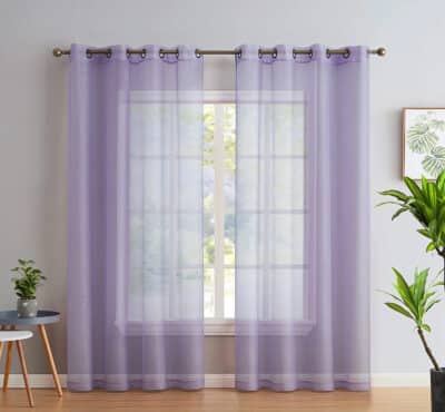 CURTAIN HARPER LILAC 84" GROM