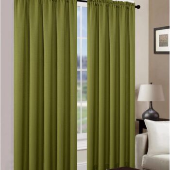 CURTAIN LEAH SAGE 84" ROD POCKET