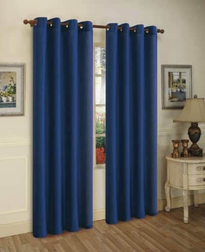 CURTAIN RAMONA 84" NAVY GROMMET - Image 3