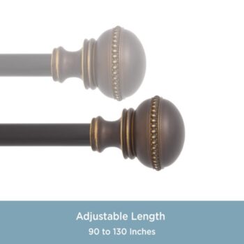 CURTAIN ROD 90-130 CRENSHAW ORB