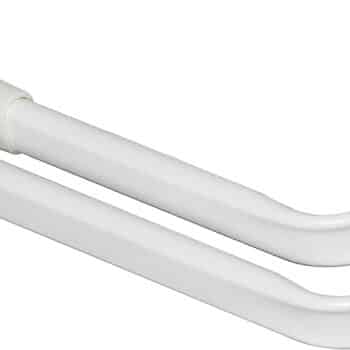 CURTAIN ROD DOUBLE 48-86 HEAVY DUTY WHITE