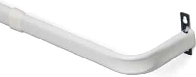 CURTAIN ROD HD 48-86 WHITE
