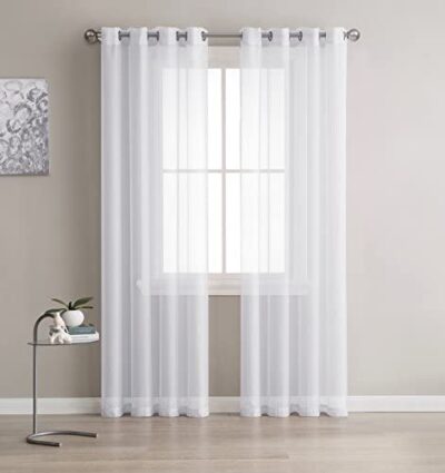 CURTAIN SUPREME SHEER 84" GROMMET PANEL - Image 2