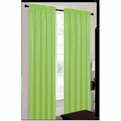 CURTAIN TERRI LIME GREEN 55X84 - Image 2
