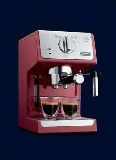 DELONGHI ESPRESSO MACHINE - RED